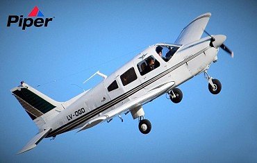 Avión Piper Archer II matrícula LV-OGD Aeroclub Río Gallegos